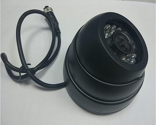 Камера купольная с ИК подсветкой AHD (пластик) : диаметр основания 90мм, диаметр верха 55мм,  высота 65мм